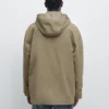 Parka aus Baumwollmischung mit Taschen Parka aus Baumwollmischung mit Taschen