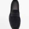 Penny-Loafer aus Spaltleder Penny-Loafer aus Spaltleder