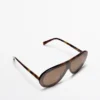 Piloten-Sonnenbrille im Schildpatt-Look Piloten-Sonnenbrille im Schildpatt-Look