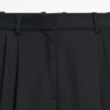 Plissierte Hose aus extrafeiner Wolle