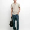 Poloshirt aus mikrostrukturierter Baumwollpiqué Poloshirt aus mikrostrukturierter Baumwollpiqué