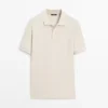 Poloshirt aus mikrostrukturierter Baumwollpiqué Poloshirt aus mikrostrukturierter Baumwollpiqué