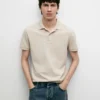 Poloshirt aus mikrostrukturierter Baumwollpiqué Poloshirt aus mikrostrukturierter Baumwollpiqué