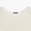 Pullover aus Baumwollmischung mit Cutwork-Muster