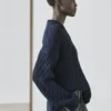 Pullover aus Baumwollmischung mit Poloshirt-Kragen