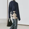Pullover aus Baumwollmischung mit Poloshirt-Kragen