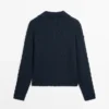 Pullover aus Baumwollmischung mit Poloshirt-Kragen