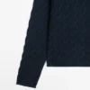 Pullover aus Baumwollmischung mit Poloshirt-Kragen
