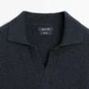 Pullover aus Baumwollstrick mit Poloshirt-Ausschnitt