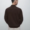 Pullover aus Baumwollstrick mit Poloshirt-Ausschnitt