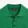 Pullover aus Baumwollstrick mit Poloshirt-Kragen