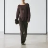 Pullover aus einer Alpaka- und Wollmischung