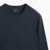 Pullover aus Merinowolle mit Rundhalsausschnitt