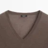 Pullover aus Seiden-Woll-Mischung