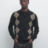 Pullover aus Wollmischung mit Argyle-Muster Pullover aus Wollmischung mit Argyle-Muster