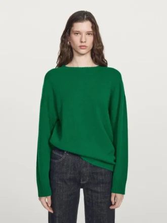 Pullover aus Wollmischung mit Rundhalsausschnitt