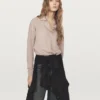 Pullover aus Wollstrick mit Poloshirt-Ausschnitt