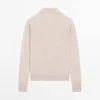 Pullover aus Wollstrick mit Poloshirt-Ausschnitt