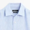 Regular Fit gestreiftes Leinenhemd Regular Fit gestreiftes Leinenhemd