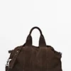 Reisetasche aus Wildleder Reisetasche aus Wildleder