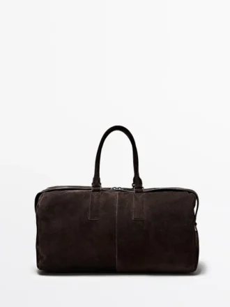 Reisetasche aus Wildleder