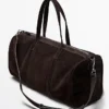 Reisetasche aus Wildleder Reisetasche aus Wildleder