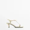 Riemchensandalen mit mittlerem Absatz Riemchensandalen mit mittlerem Absatz