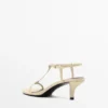 Riemchensandalen mit mittlerem Absatz Riemchensandalen mit mittlerem Absatz