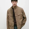 Safari-Jacke aus 100 % Leinen Safari-Jacke aus 100 % Leinen