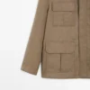 Safari-Jacke aus 100 % Leinen Safari-Jacke aus 100 % Leinen