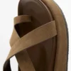 Sandalen mit gekreuzten Riemen Sandalen mit gekreuzten Riemen