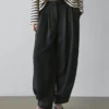 Sarouel-Hose aus fließendem Stoff