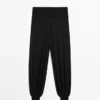 Sarouel-Hose aus Wollmischgewebe Sarouel-Hose aus Wollmischgewebe