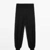 Sarouel-Hose aus Wollmischgewebe Sarouel-Hose aus Wollmischgewebe