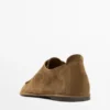 Schnürschuhe aus weichem Leder