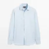 Slim-Fit-Hemd aus 100 % Baumwolle Slim-Fit-Hemd aus 100 % Baumwolle