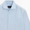 Slim-Fit-Hemd aus 100 % Baumwolle mit Mikrokaro Slim-Fit-Hemd aus 100 % Baumwolle mit Mikrokaro