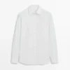 Slim Fit Hemd aus 100 % Baumwollpopeline Slim Fit Hemd aus 100 % Baumwollpopeline