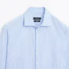 Slim-Fit-Hemd aus gestreiftem Twill Slim-Fit-Hemd aus gestreiftem Twill