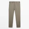 Slim-Fit-Hose aus Baumwollmischung