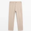 Slim-Fit-Hose aus Baumwollmischung