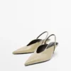 Slingback-Schuhe mit hohem Absatz Slingback-Schuhe mit hohem Absatz