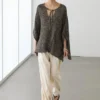 Strickcape aus Baumwollmischung Strickcape aus Baumwollmischung