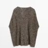 Strickcape aus Baumwollmischung Strickcape aus Baumwollmischung