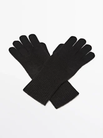 Strickhandschuhe aus Wollmischung Strickhandschuhe aus Wollmischung