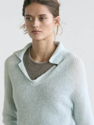 Strickpullover aus Alpaka-Mischung