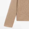 Strickpullover aus Baumwolle und Leinen mit Taschendetail