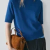 Strickpullover aus Baumwollmischung