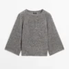 Strickpullover aus Baumwollmischung