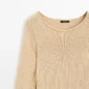 Strickpullover aus Baumwollmischung